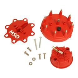 CAP AND ROTOR, RED, CLAMP-DOWN, KIT