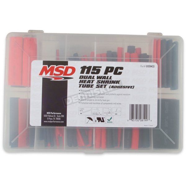 MSD SHRINK SLEEVING 8199MSD 115 PIECES