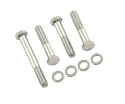 CHROME WATER PUMP SBC SHORT HEX HEAD