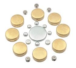 BRASS FREEZE PLUG KIT SBC