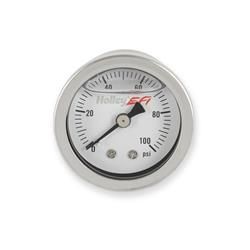 EFI FUEL GAUGE, 0-100 PSI, 1/8 NPT