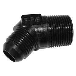 #10 X 3/4 MPT, 45 ADAPTER, BLACK