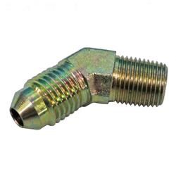 -6AN X 1/4 NPT 45 DEGREE ADAPTER gold