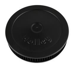 HOLLEY FLAT BASE AIR CLEANER 10&quot; BLACK