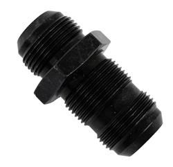 #16 STRAIGHT BULKHEAD BLACK