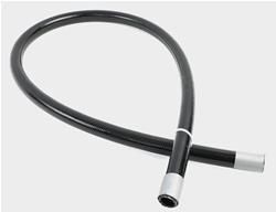 #10 PTFE HOSE W/ BLACK COVER, 3 FEET
