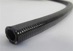 #10 PTFE HOSE W/ BLACK COVER, 6 FEET