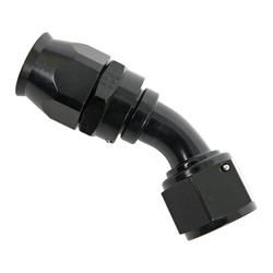 #12 REAL STREET 45 HOSE END BLK PTFE