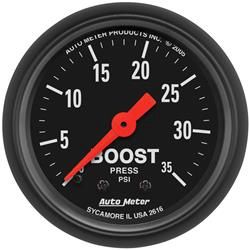 Z-SERIES, BOOST PRESSURE, 0-35 PSI,