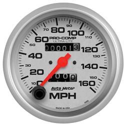 SPEEDOMETER, ULTRA-LITE, 0-160 MPH