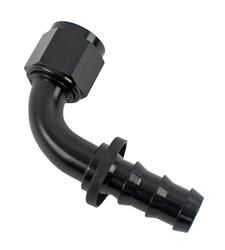 90 DEGREE, -10 HOSE TO FEM -10 BLK