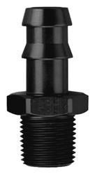 5/8 HOSE BARB X 1/2 MPT BLACK