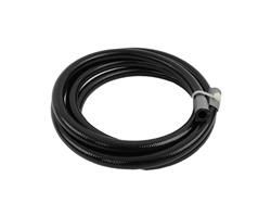 #6 PTFE HOSE W/ BLACK COVER 6 FEET