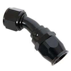 12AN 30 DEGREE HOSE ENDS PTFE BLK