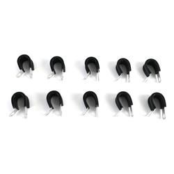 1/2” (.500) PADDED LINE CLAMPS, 10 PACK