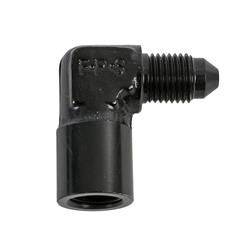 #3 X 1/8 FPT X 90' GAUGE ADAPTER BLACK