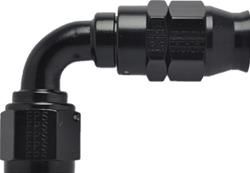 #6 REAL STREET, 90 DEG. END, BLK PTFE