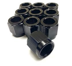 #16 TUBE NUT BLACK, 10 PACK
