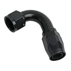 #16 X 120 POWER FLOW HOSE END BLACK