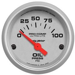 ULTRA-LITE, OIL PRESSURE 2 1/16