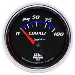 COBALT, OIL PRESSURE, 0-100 PSI, 2 1/16
