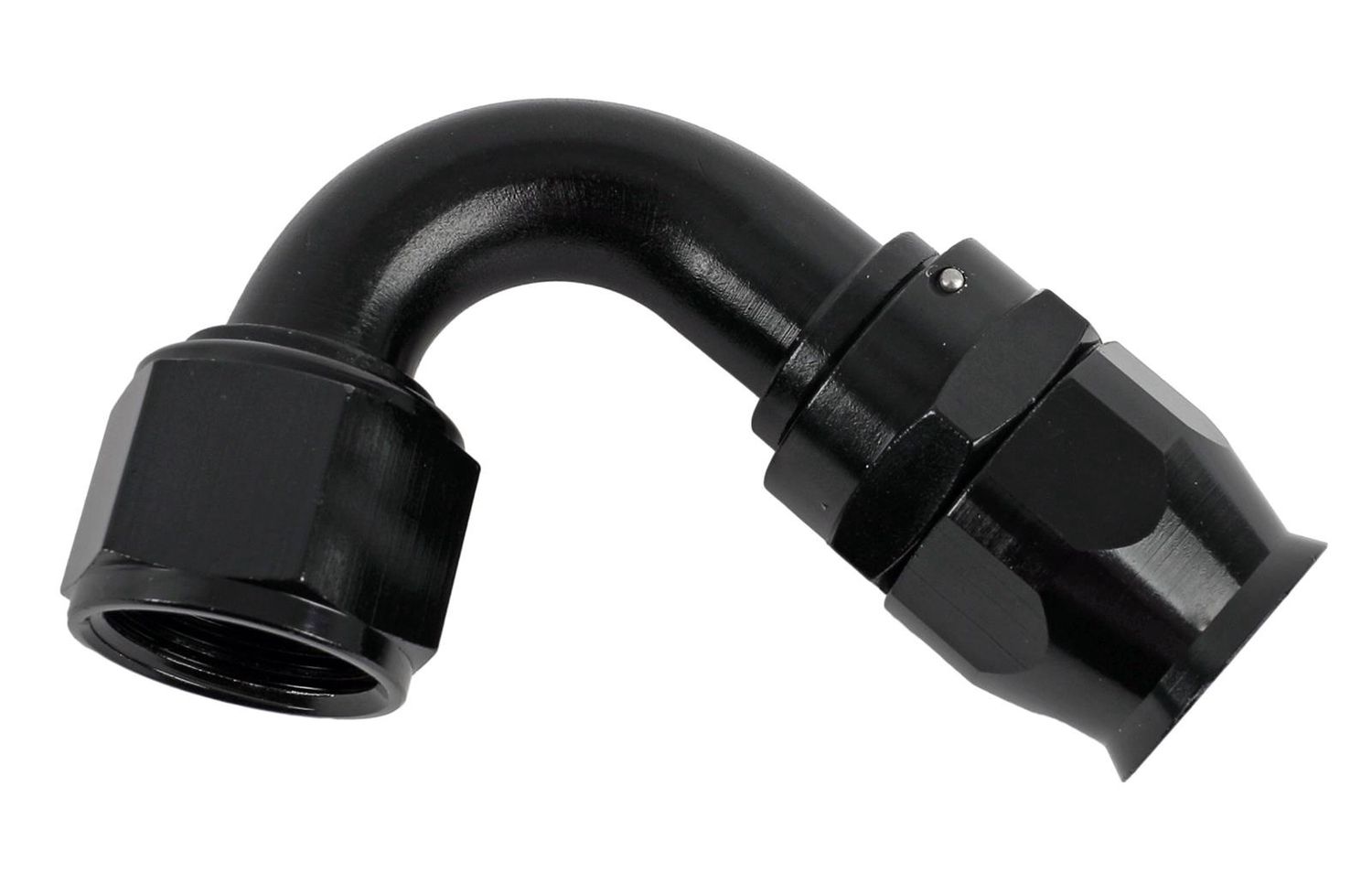 12AN 120 DEGREE HOSE ENDS PTFE BLK
