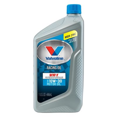VALVOLINE VR1 10W30 1QT RACING OIL