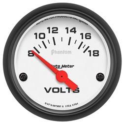 PHANTOM, VOLTMETER, 8-18 V, 2 1/16 IN