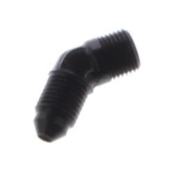 #3 X 1/8 MPT, 45 ADAPTER BLACK