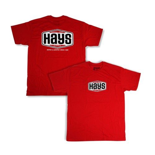 RED HAYS GRIP RIP TEE RED XL