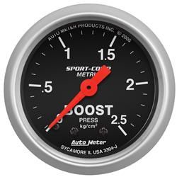 SPORT-COMP BOOST GAUGE 2-1/16"