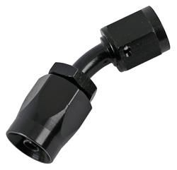 #4 X 45 POWER FLOW HOSE END BLACK