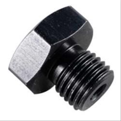 #8 PORT PLUG 3/4-16 BLACK, WITH