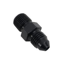 #3 X 1/8 MPT, STRAIGHT ADAPTER BLACK