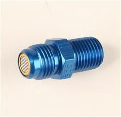 1/4" M NPT X -6AN M STRT BLUE SCREENED