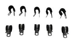 3/8” (.375") PADDED LINE CLAMPS, 10 PACK