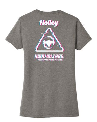 High Voltage LADIES LOGO TEE - GRAY LG