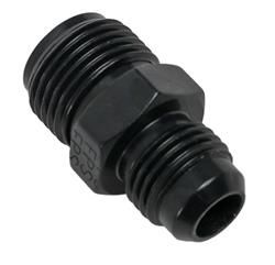 #6 X 11/16-18 MALE ADAPTER-P/S BLACK