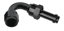 #8 150 DEGREE, EZ STREET HOSE END, BLAC