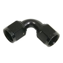#8 FEMALE COUPLER, TUBE STYLE BLACK