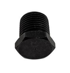 1/2 MALE HEX PIPE PLUG BLACK