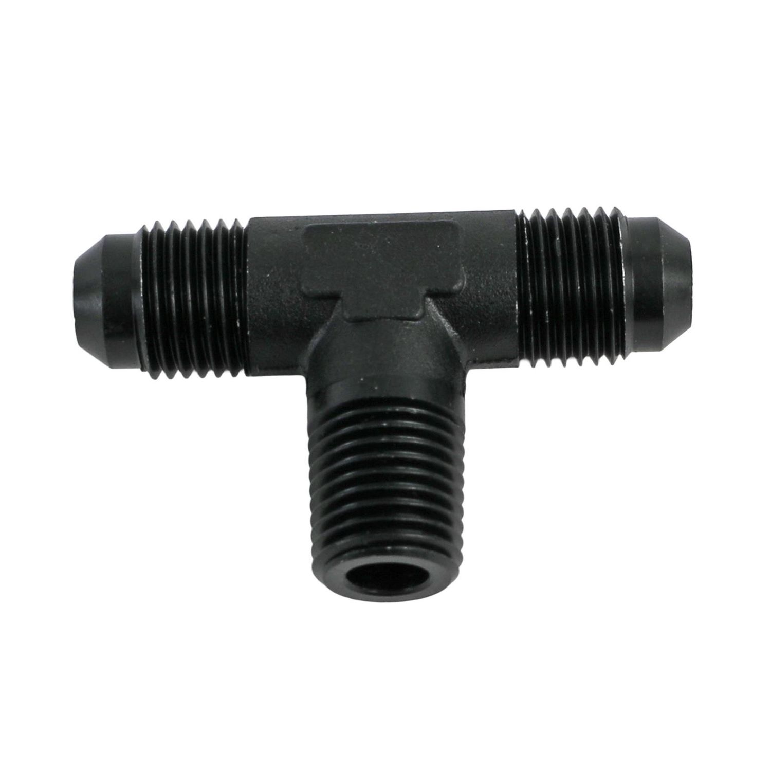 1/4" NPT TO 6AN 6AN T BLACK