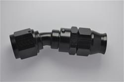 6AN 30 DEGREE HOSE ENDS PTFE BLK-1