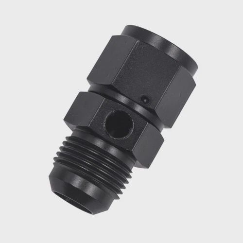 12AN MALE FEM ADAPTER 1/8 PORT BLK