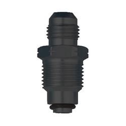 #6 X 16MM X 1.5 MALE ADAPTER-F.I. BLACK