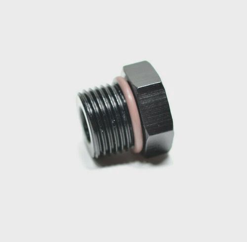 3AN FLARE PLUG FIT WITH O-RING BLK