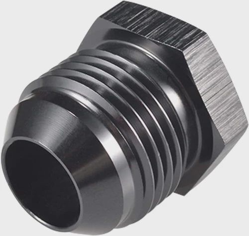AN10 PLUG FITTING MALE FLARE ADAPT BLK