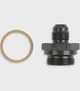 CARBURETOR FITTING 6AN FEM X 7/8-20M BLK