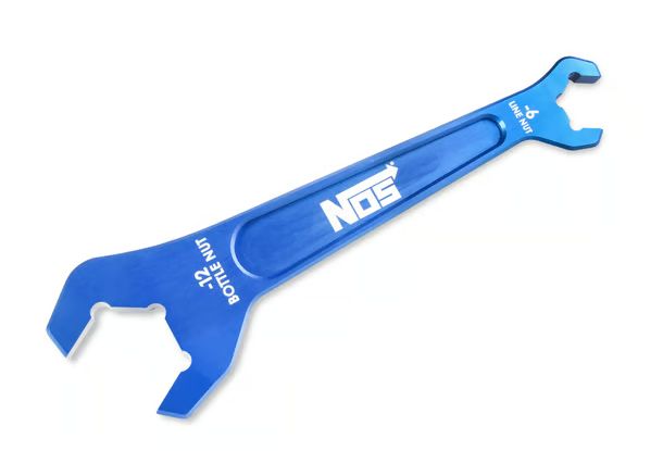 NOS NITROUS BOTTLE NUT WRENCH-BLUE