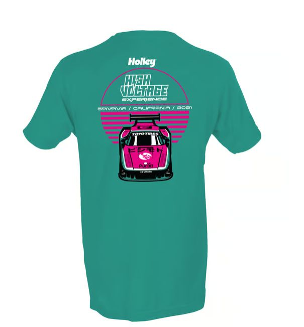 HIGH VOLTAGE EV SUNSET LOGO TEE XL